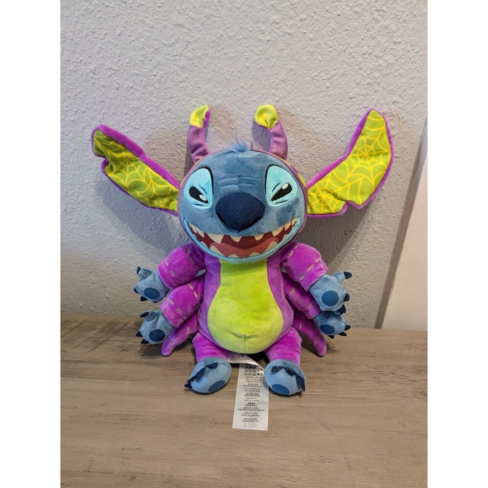 Disney Stitch Spider Plush Toy Lilo & Stitch Halloween Costume 12" Stuffed Anima